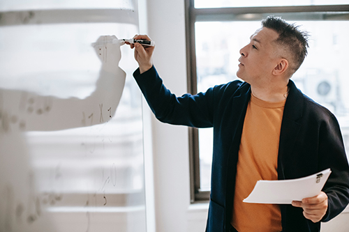 Photo professeur de mathématiques