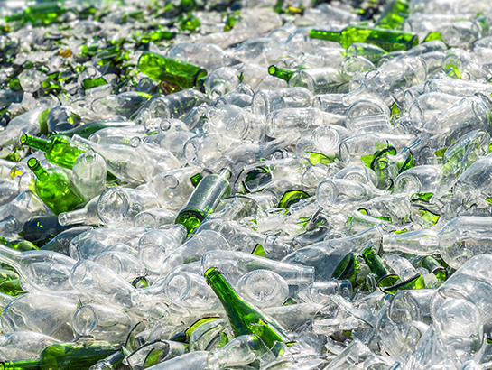 Déchets en plastique