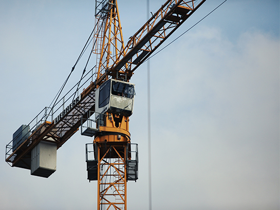 Photo d'une grue