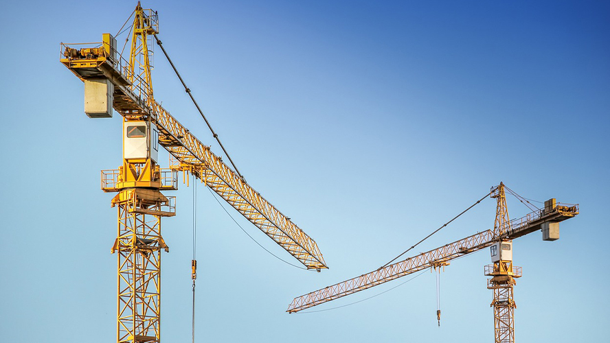 2 grues à tour