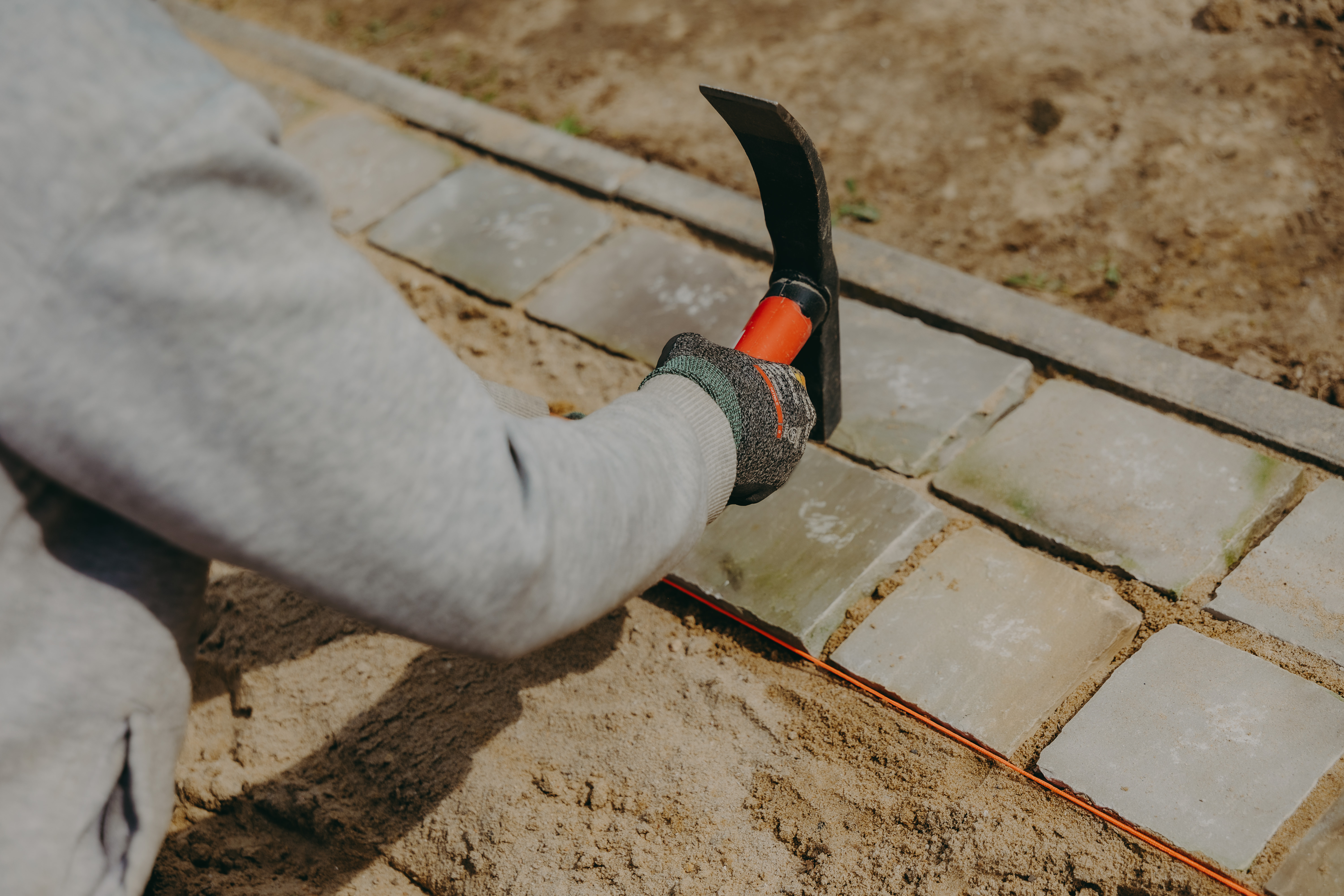 Photo : Poseur routier / Poseuse routière