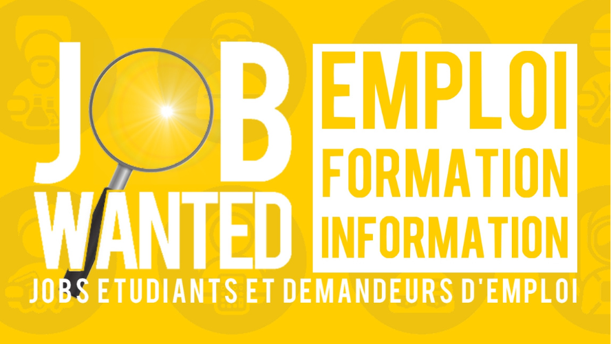 Illustration extraite de l'affiche du salon de l'emploi Job Wanted